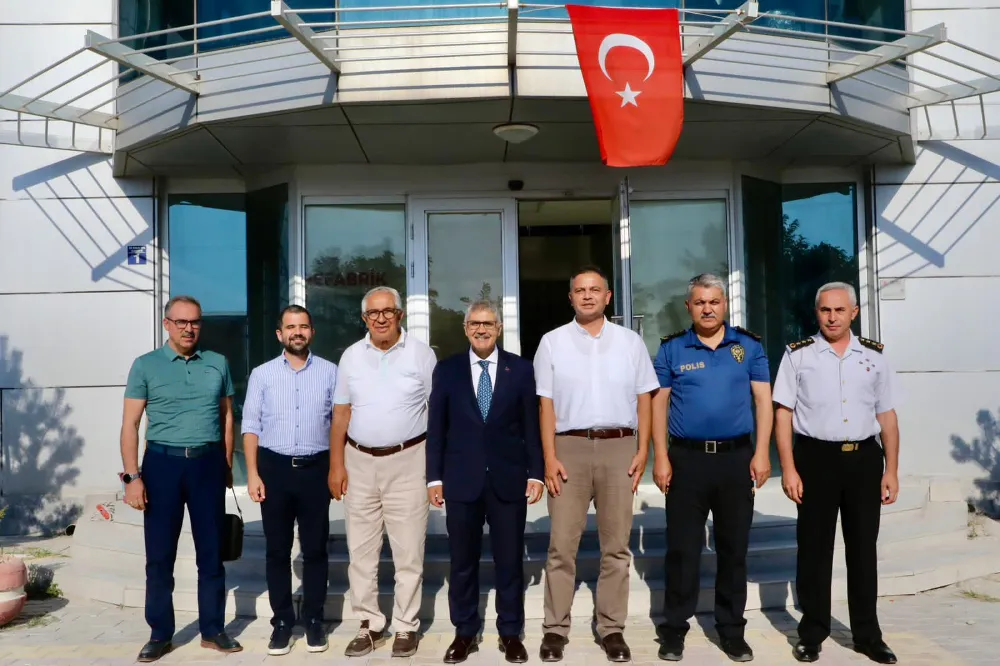 VALİ ÇELİK’TEN OKÇU BETON’A ZİYARET