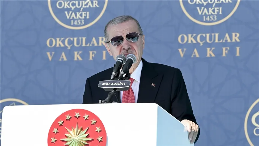 CUMHURBAŞKANI ERDOĞAN, MALAZGİRT ZAFERİ