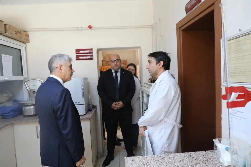 VALİ ÇELİK, TARIM VE GÖÇ ÇALIŞMALARINI YERİNDE DEĞERLENDİRDİ