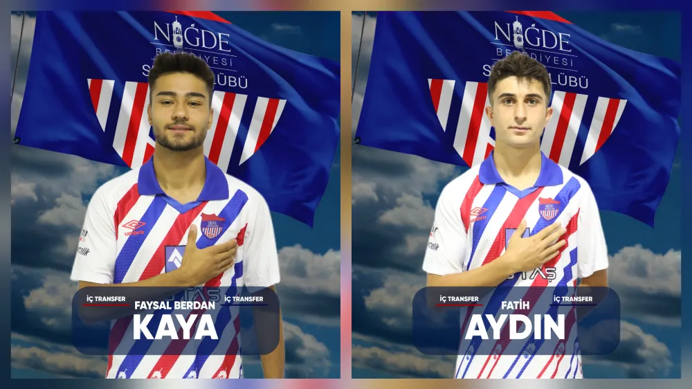 NİĞDE BELEDİYESPOR’DA İÇ TRANSFER: FATİH AYDIN VE FAYSAL BERDAN KAYA İLE DEVAM