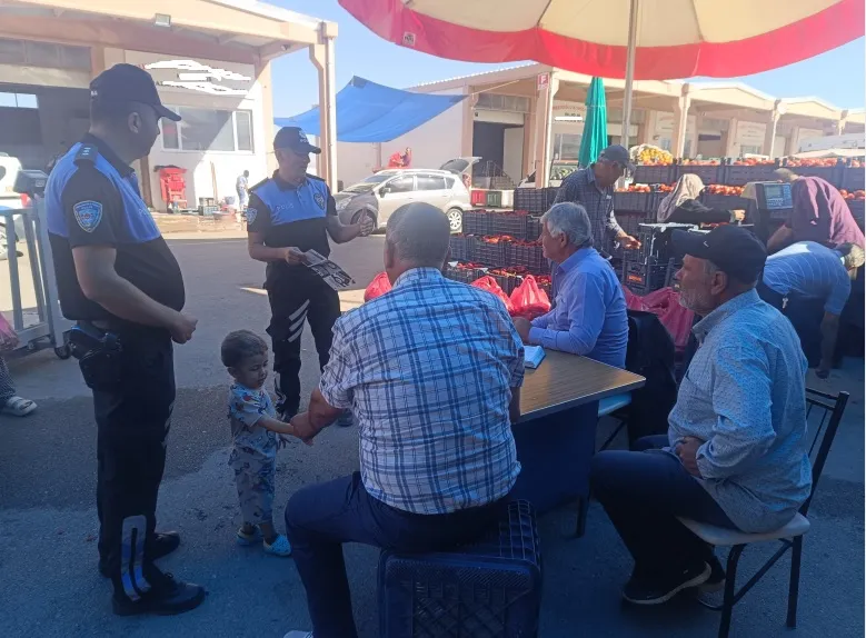 NİĞDE’DE PAZAR YERLERİNDE VATANDAŞLARA GÜVENLİK UYARISI