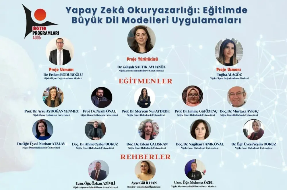 NİĞDE’DE ÖĞRETMENLERE “YAPAY ZEKA OKURYAZARLIĞI” EĞİTİMİ
