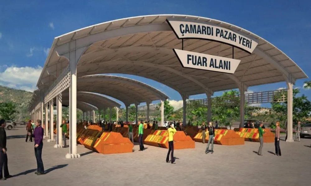 ÇAMARDI BELEDİYESİ’NDEN BÜYÜK YATIRIM: KAPALI PAZARYERİ VE FUAR ALANI İNŞAATI BAŞLADI