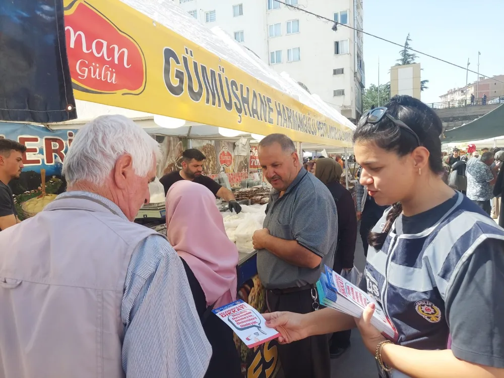 BOR’DA POLİS EKİPLERİNDEN HIRSIZLIK VE DOLANDIRICILIĞA KARŞI BİLGİLENDİRME ÇALIŞMASI