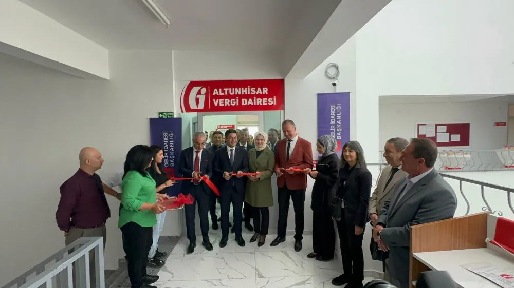 ALTUNHİSAR VERGİ DAİRESİ HİZMETE AÇILDI
