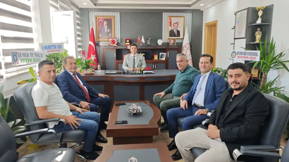 BOR’UN TARIM VE ESNAF TEMSİLCİLERİNDEN İL MÜDÜRÜ METE’YE ZİYARET