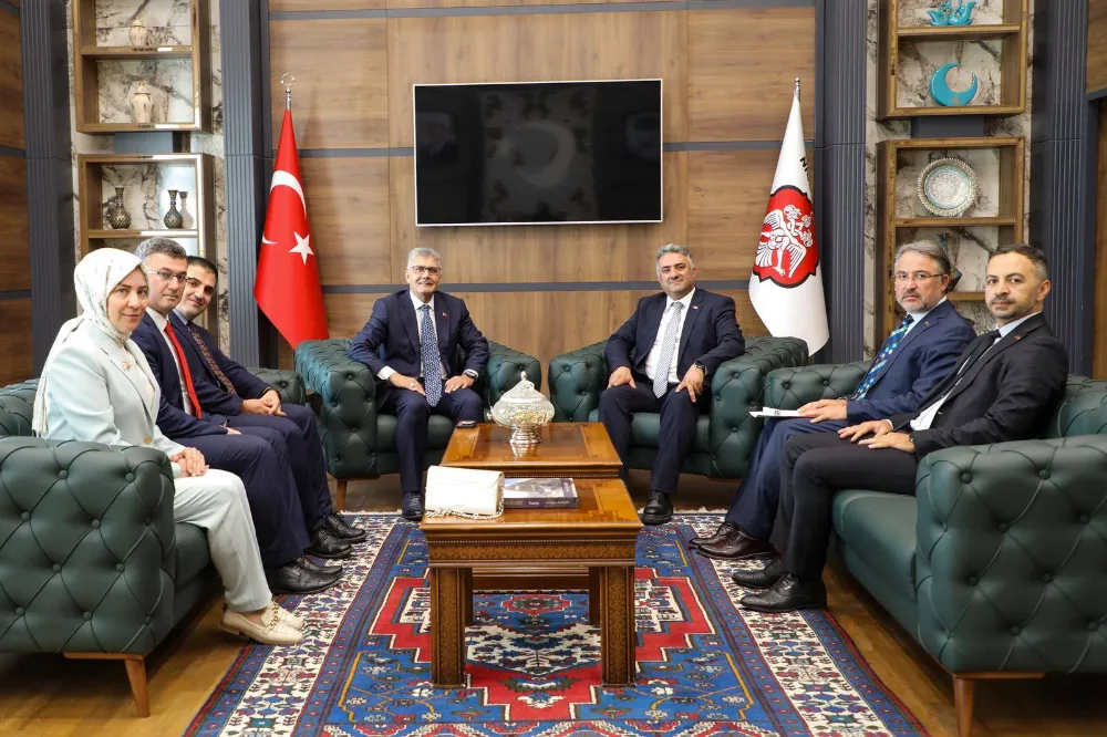 VALİ ÇELİK VE BAŞKAN ÖZDEMİR, PATENT BAŞKANINI AĞIRLADI