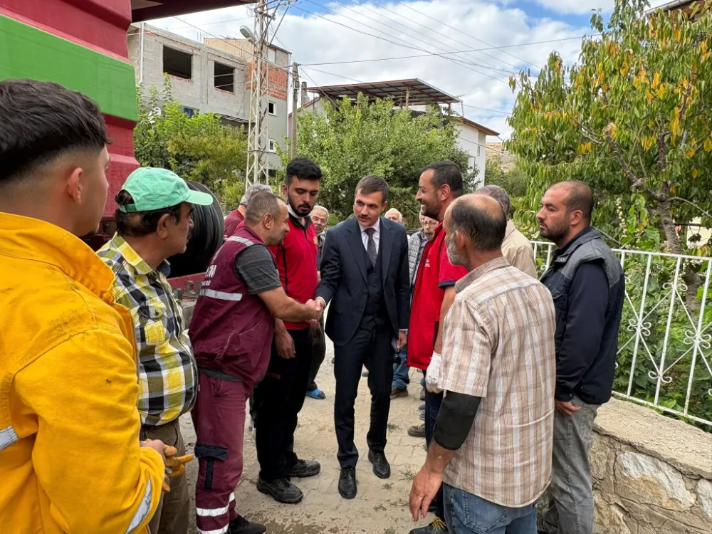 KAYMAKAM GÖKÇE’DEN DARBOĞAZ KÖYÜ’NE GEÇMİŞ OLSUN ZİYARETİ