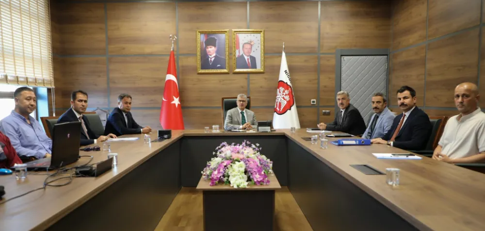 NİĞDE’DE İL ÖZEL İDARESİ’NİN 6 AYLIK ÇALIŞMALARI MASAYA YATIRILDI
