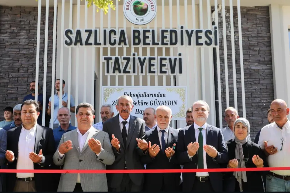 SAZLICA BELDESİ’NDE TAZİYE EVİ HİZMETE AÇILDI