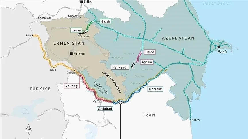 ZENGEZUR KORİDORU TÜRKİYE’NİN ENERJİ DENKLEMİNDEKİ AĞIRLIĞINI ARTIRACAK
