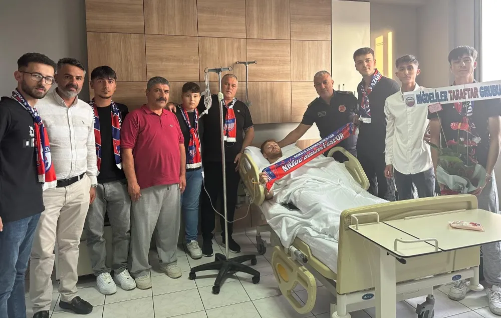 NİĞDELİLER TARAFTAR GRUBUNDAN EMİRHAN ÖZKAN’A ZİYARET