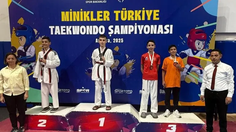 NİĞDELİ SPORCU MUHAMMED TALHA CULLAZ TÜRKİYE 3’ÜNCÜSÜ OLDU